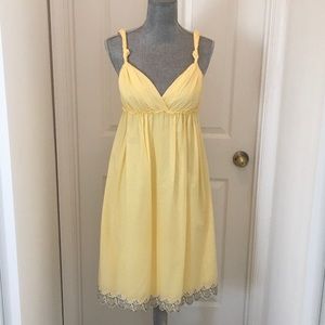 Roulette Cotton Yellow Summer Dress (NWT)